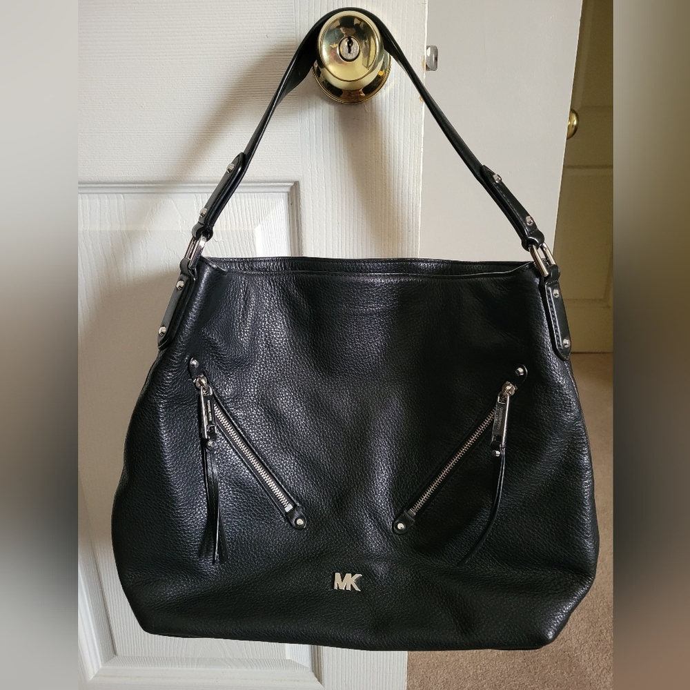 Michael Kors Black Leather Women's Bag